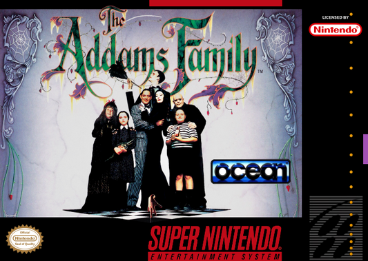Addams Family, The (Usa) Snes Print Poster