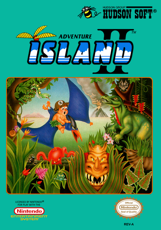 Adventure Island 2 (Usa) Nes Print Poster
