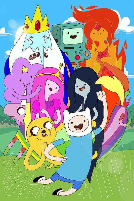 Adventure Time Movie Animation Action Jigsaw Puzzle