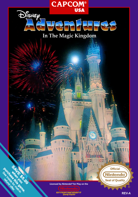 Adventures In The Magic Kingdom (Usa) Nes Print Poster
