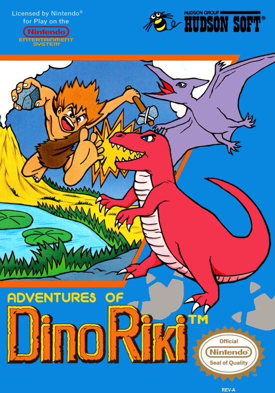 Adventures Of Dino Riki (Usa) Nes Print Poster
