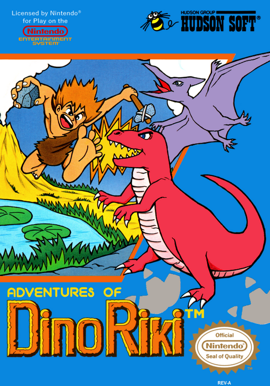 Adventures Of Dino Riki (Usa) Nes Print Poster