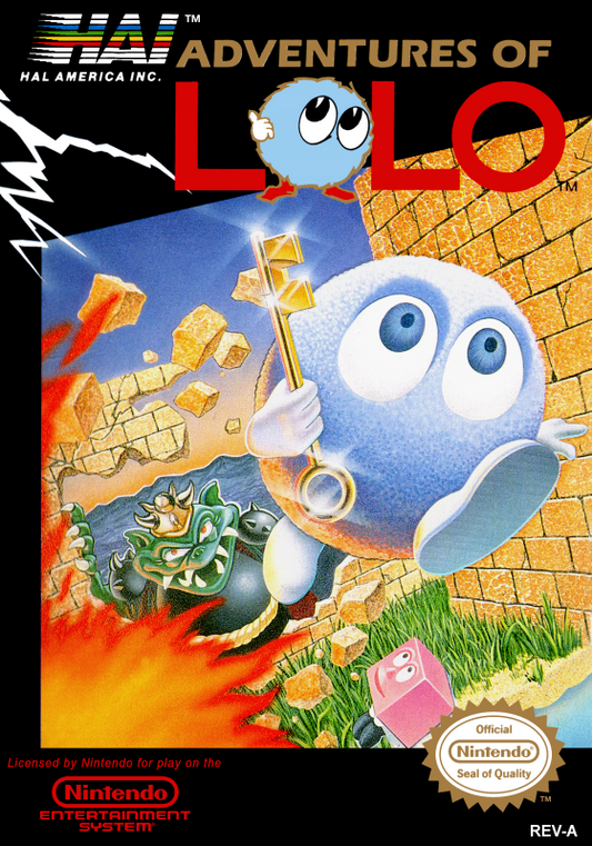 Adventures Of Lolo (Usa) Nes Print Poster