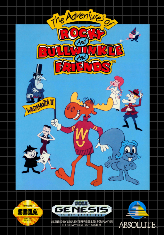 Adventures Of Rocky And Bullwinkle And Friends, The (Usa) Genesis Print Poster