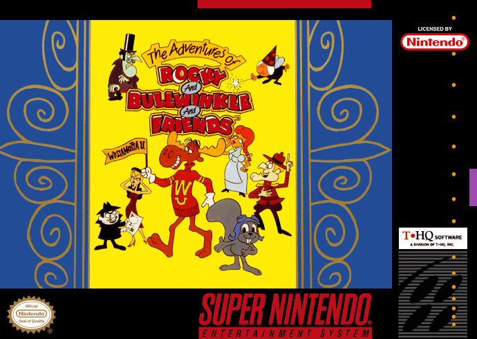 Adventures Of Rocky And Bullwinkle And Friends (Usa) Snes Print Poster