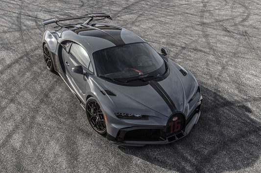 Aerial View Bugatti Chiron Pur Sport Wall Decor Jigsaw Puzzle