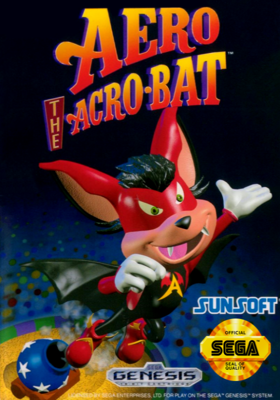 Aero The Acro Bat (Usa) Genesis Print Poster