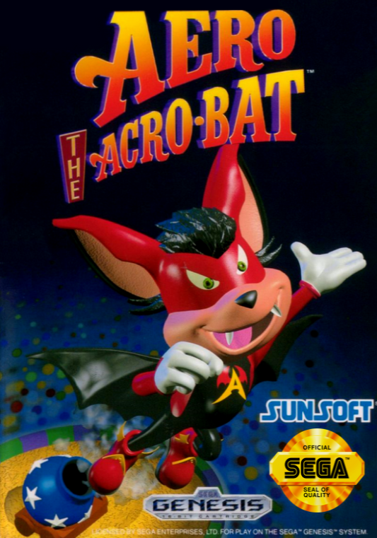 Aero The Acro Bat (Usa) Genesis Print Poster