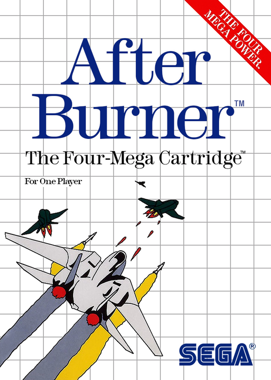 After Burner(2) Sega Master System Print Poster