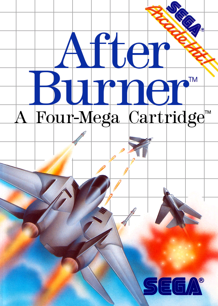 After Burner Sega Master System Keychain