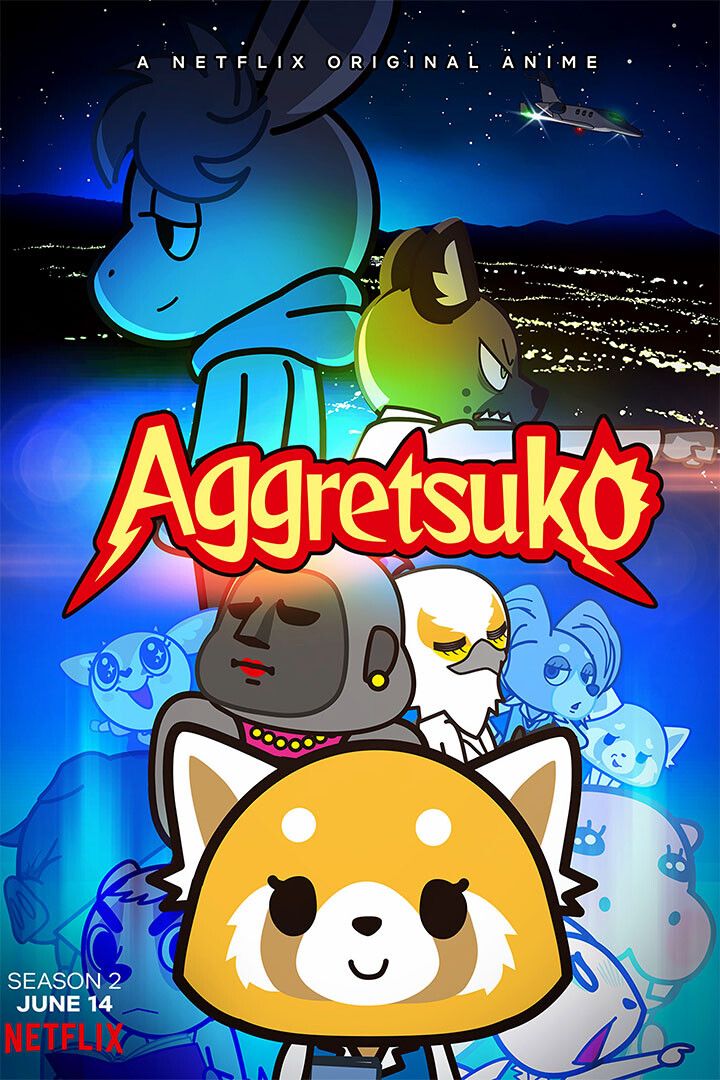 Aggretsuko 2 Movie 2021 Comedy Drama Animation Wall Art Home Poster