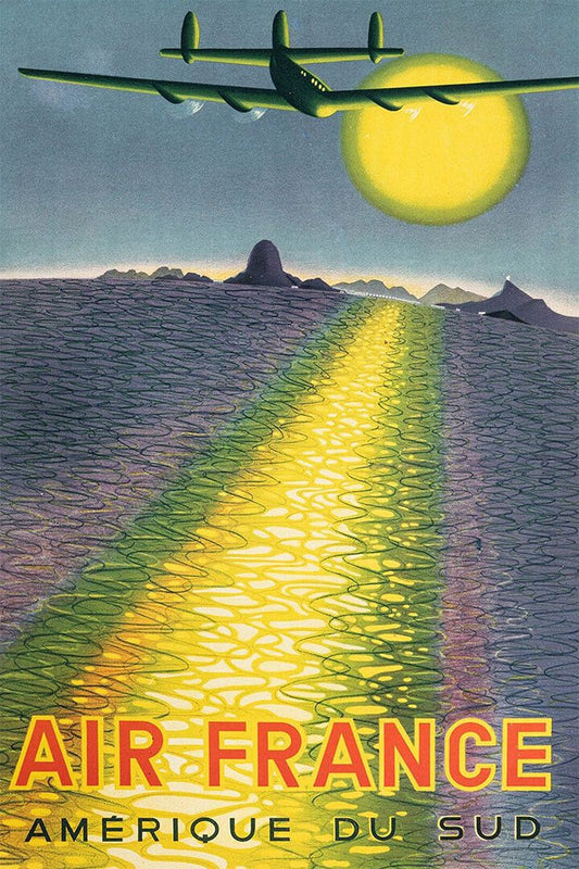 Air France South America Vintage Airline Travel Jigsaw Puzzle