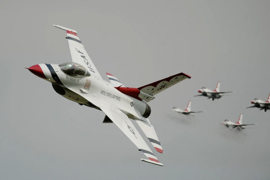 Airforce Thunderbirds Blue Angels Fly Over Air Show Keychain Picture Keychain 5 X 7