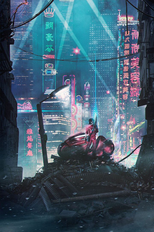Akira Red Fighting Hot Japan Anime Action Jigsaw Puzzle