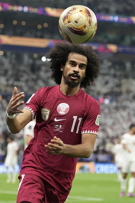 Akram Afif Qatar Naional Team Player Asian Champions Jigsaw Puzzle