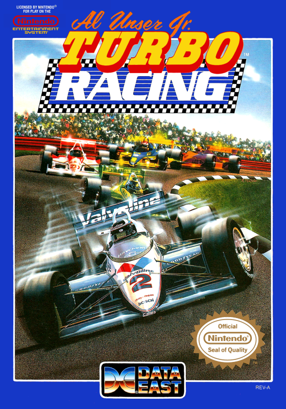 Al Unser Jr. Turbo Racing (Usa) Nes Print Poster