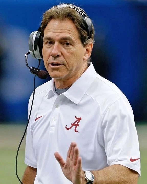Alabama Coach Nick Saban Glossy Keychain College Football Keychain 3
