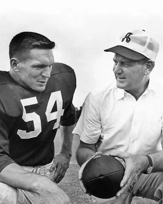Alabama Coach Paul 'Bear' Bryant And Lee Roy Jordan Magnet College Print