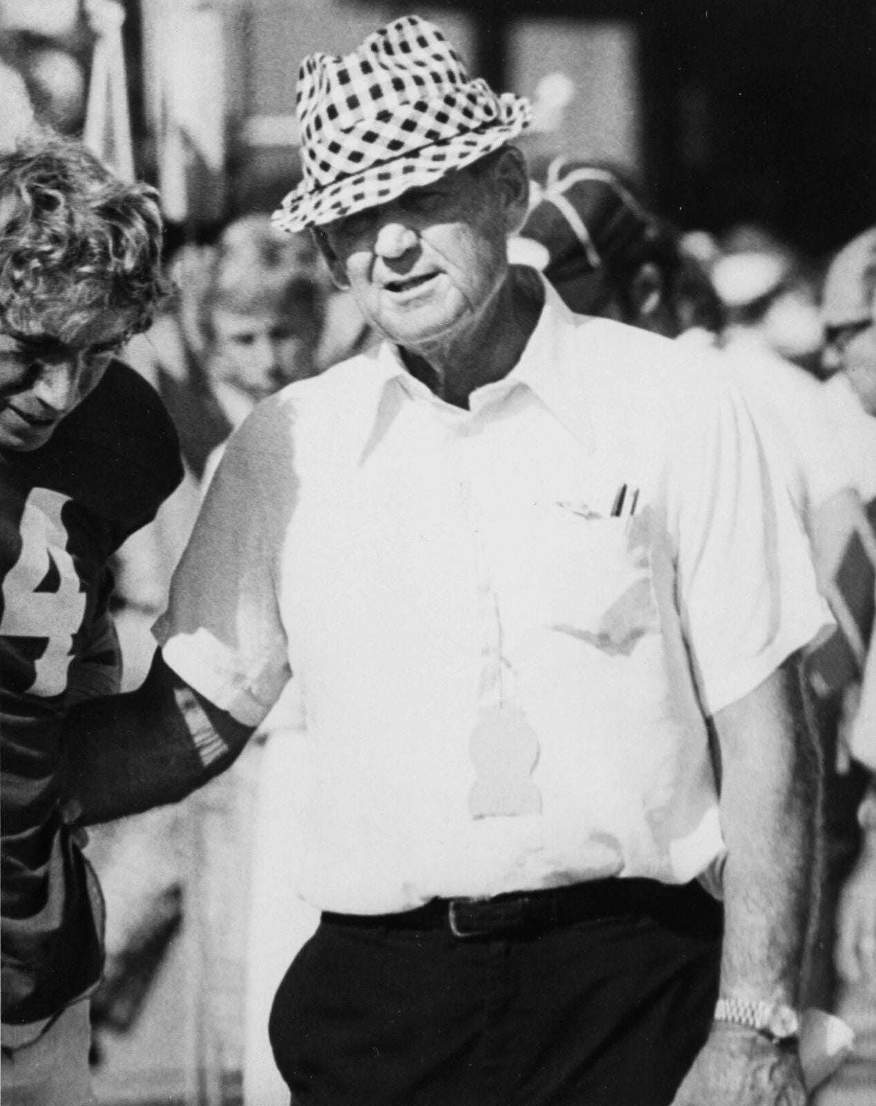 Alabama College Football Coach Paul Bear Bryant Picture Magnet Print Crimson
