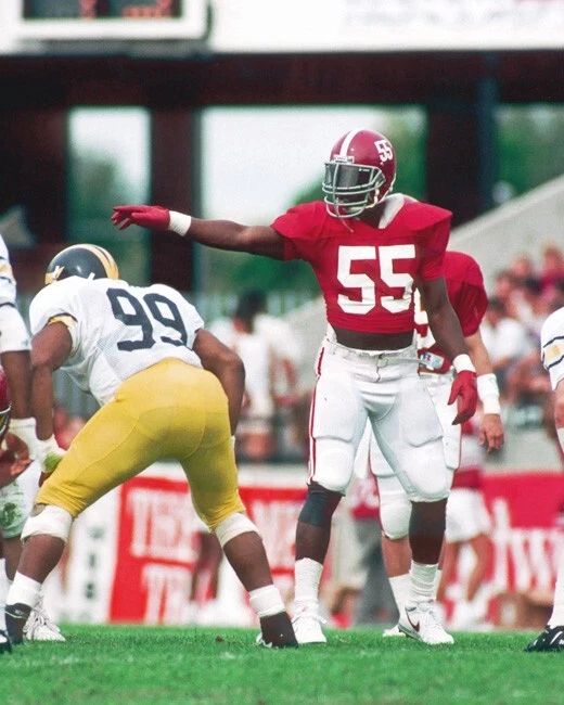 Alabama Crimson Tide Derrick Thomas Glossy Keychain Football Keychain