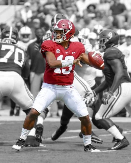 Alabama Crimson Tide Tua Tagovailoa Glossy Spotlight Magnet College Print
