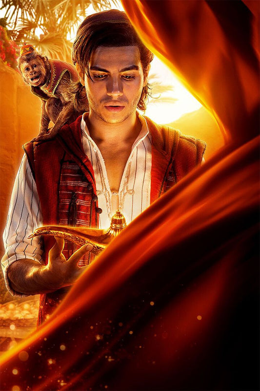 Aladdin Action Fantasy Movie Print Painting Jigsaw Puzzle
