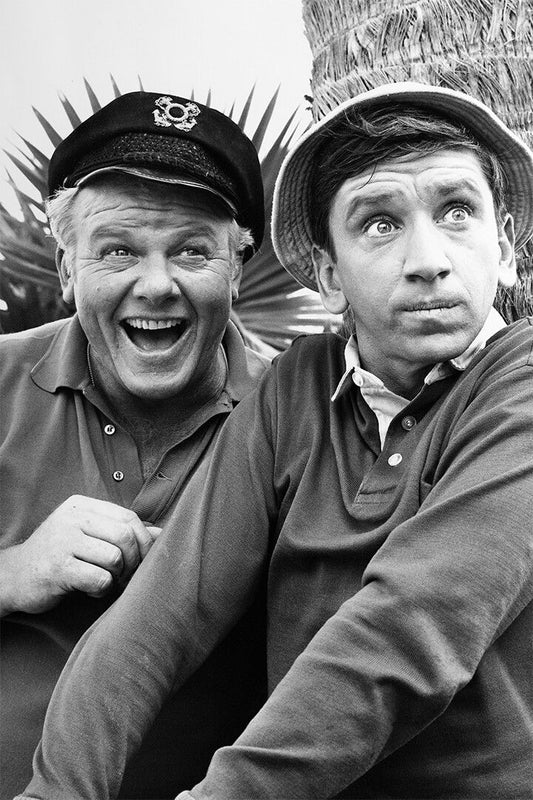 Alan Hale And Bob Denver In Gilligans Island Jigsaw Puzzle