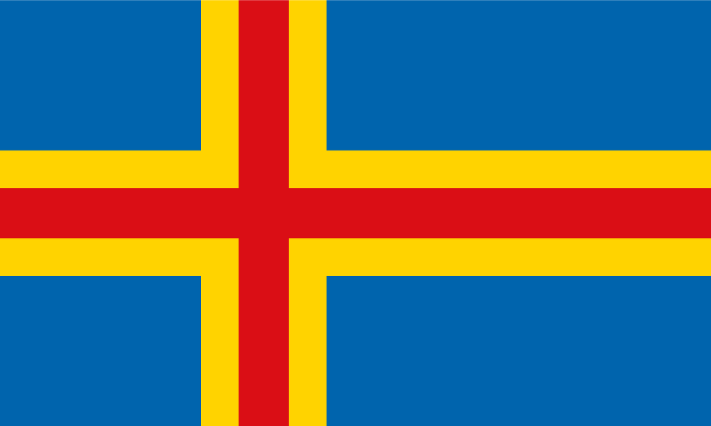 Aland Flag Print Poster