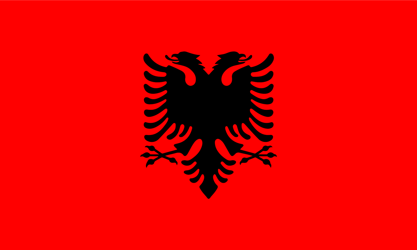 Albania Flag Keychain