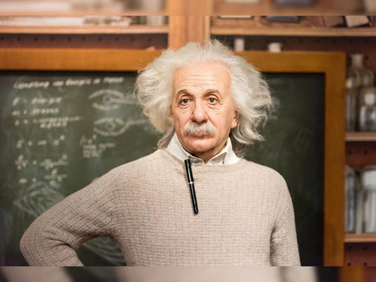 Albert Einstein German Scientist Relativity Colorized Picture Magnet Print