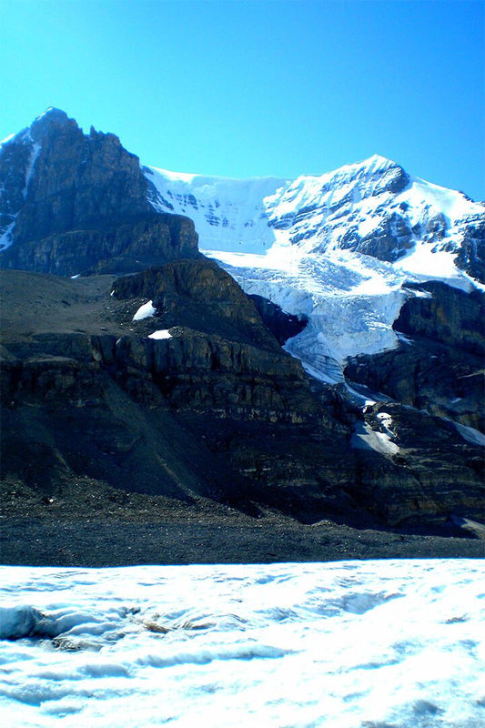Albertas Athabasca Glacier Mountains Landscape Wall Home Decor Jigsaw Puzzle