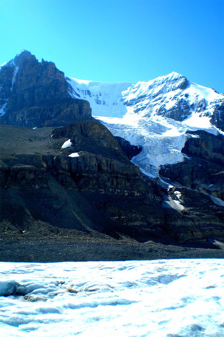 Albertas Athabasca Glacier Mountains Landscape Wall Home Decor Keychain