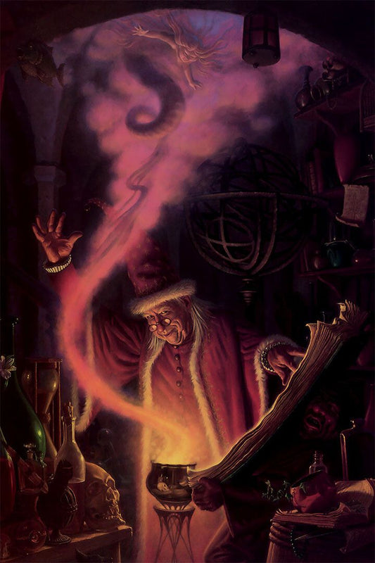 Alchemy Acolyte Cartoon Picture Print Painting Wall Home Decor Jigsaw Puzzle