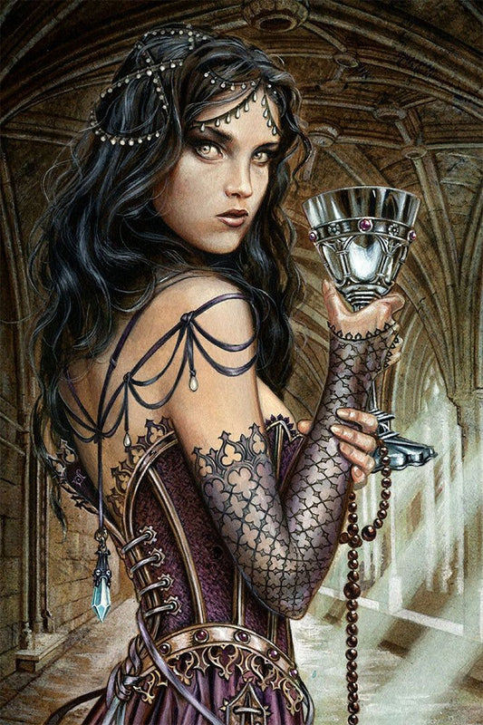 Alchemy Gothic Fantasy Science Fiction Print Jigsaw Puzzle