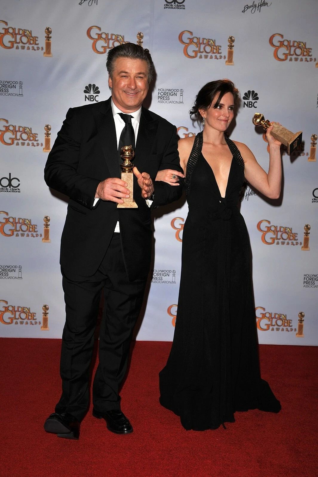 Alec Baldwin Tina Fey Tv Show Golden Globe Award 30 Rock Keychain Print