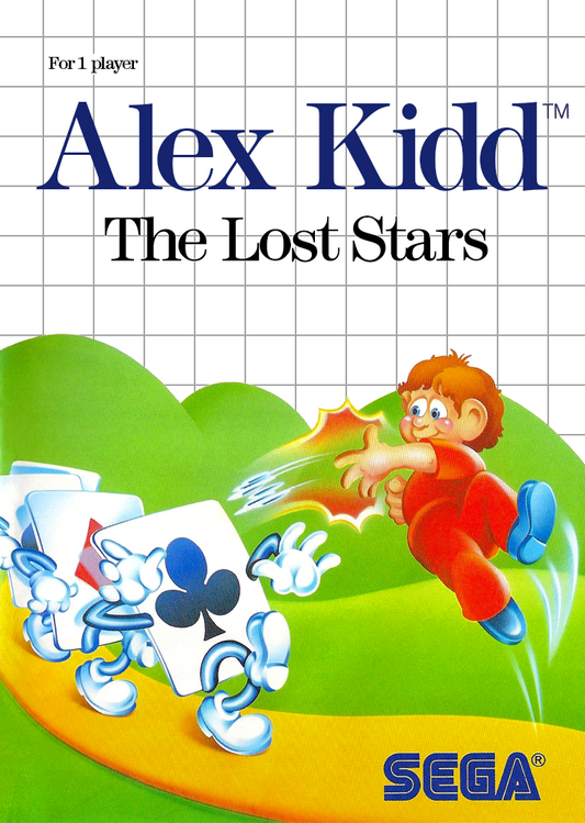 Alex Kidd The Lost Stars Sega Master System Keychain