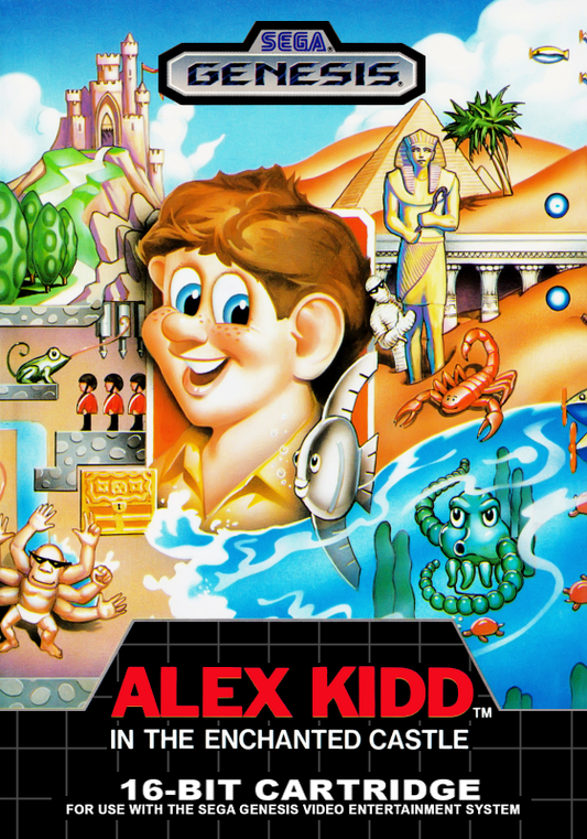 Alex Kidd In The Enchanted Castle (Usa) Genesis Print Poster