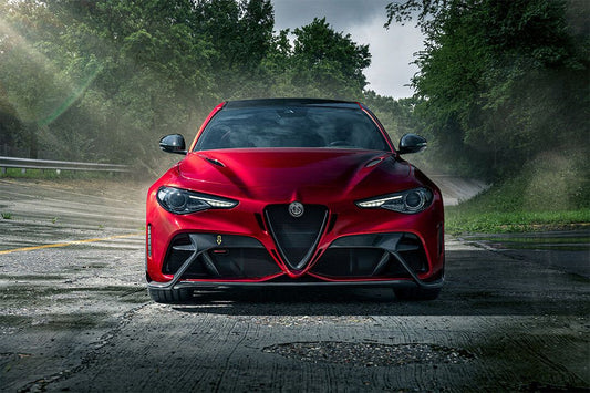 Alfa Romeo Giulia Gtam Italian Car Front View Wall Indoor Jigsaw Puzzle