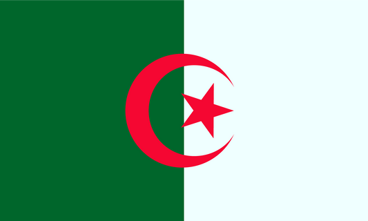 Algeria Flag Print Poster