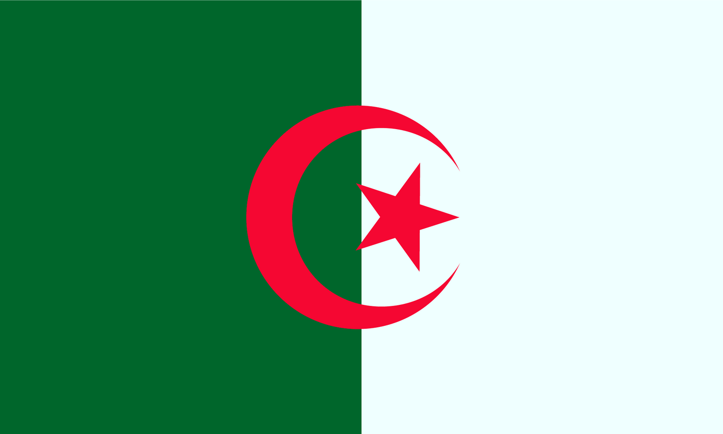 Algeria Flag Keychain