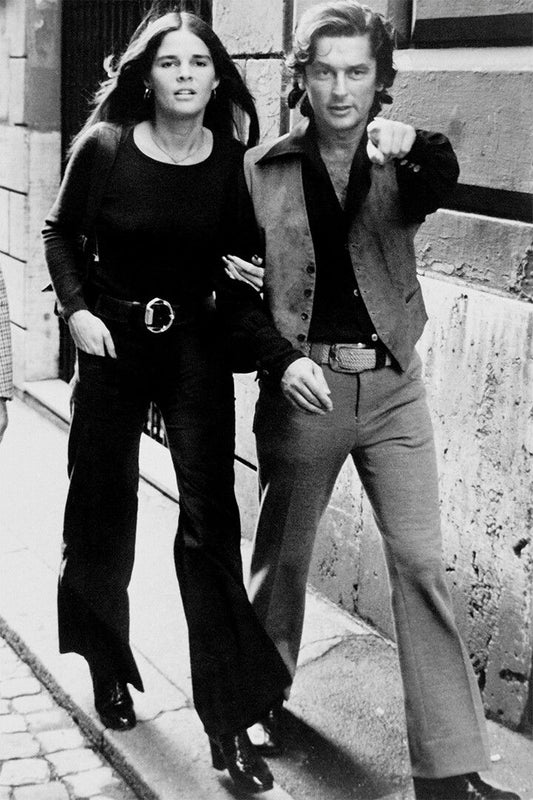 Ali Macgraw And Robert Evans In Rome Jigsaw Puzzle