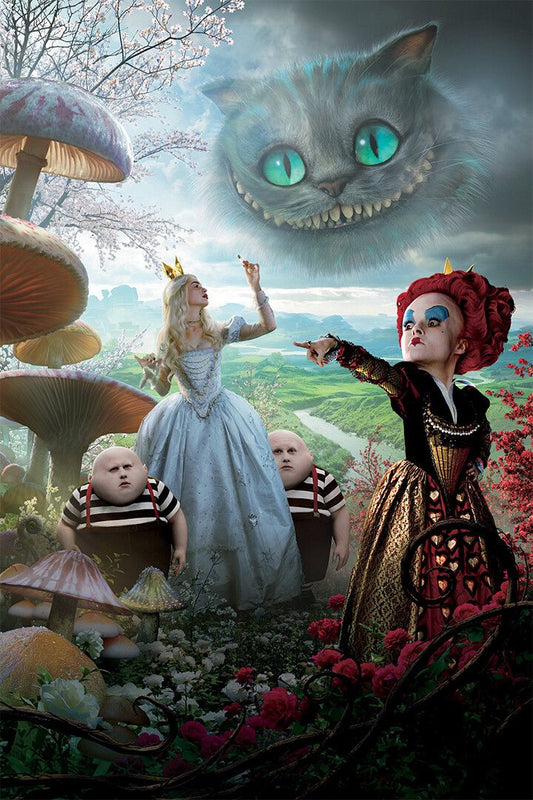 Alice In Wonderland Movie Fantasy Print Jigsaw Puzzle