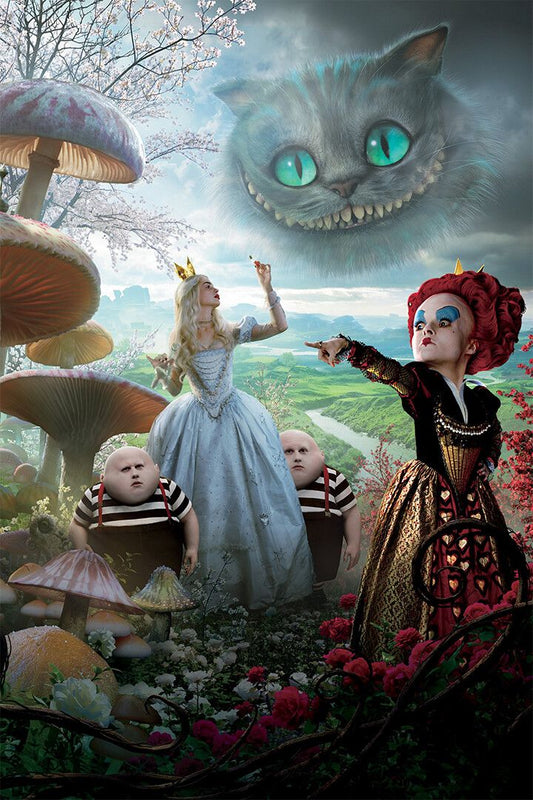 Alice In Wonderland Movie Print Canvas Jigsaw Puzzle