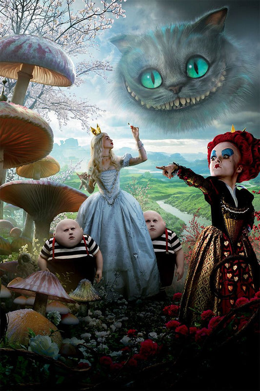 Alice In Wonderland Movie Vintage Cartoon 1951 Jigsaw Puzzle