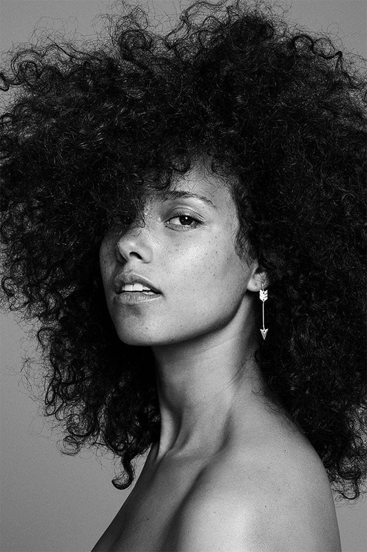 Alicia Keys American Singer Cinema Actress Record Producer Jigsaw Puzzle