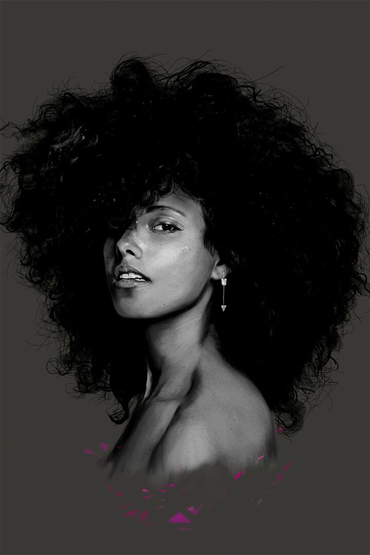 Alicia Keys Here Music Singer Star Producer Jigsaw Puzzle
