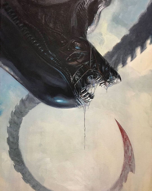 Alien Monster Artwork Print Poster