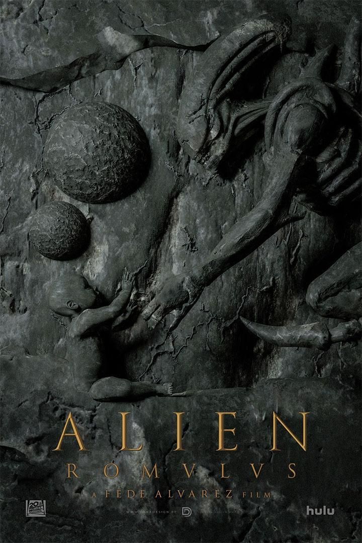 Alien Romulus Science Fiction Horror Thriller Movie Film Keychain