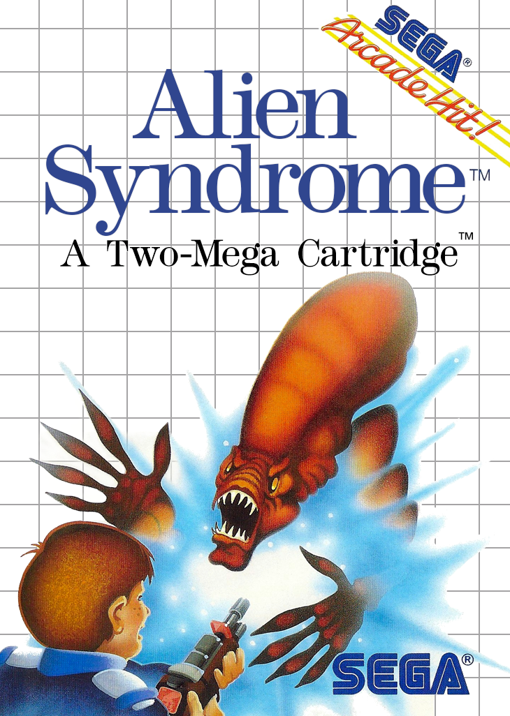 Alien Syndrome Sega Master System Keychain