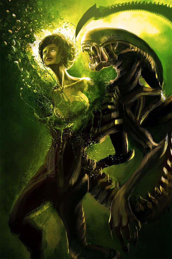 Alien Xenomorph Classic Movie Adventure Wall Art Home Decor Poster